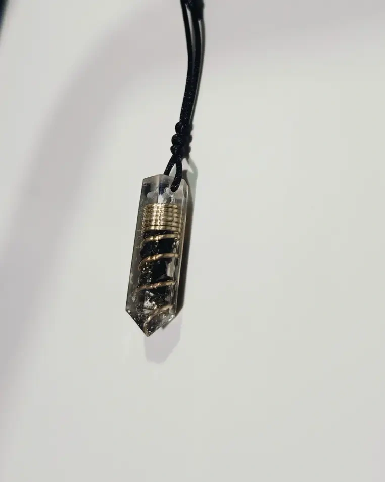 Dispozitiv orgonic Argint, Schungit & Pirită